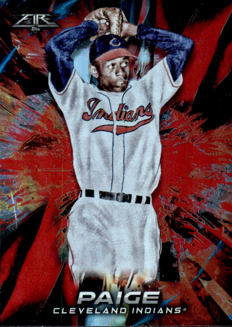 2018 Topps Fire Flame #20 Satchel Paige