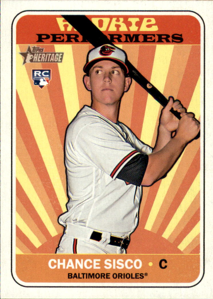 2018 Topps Heritage Rookie Performers #RPCS Chance Sisco