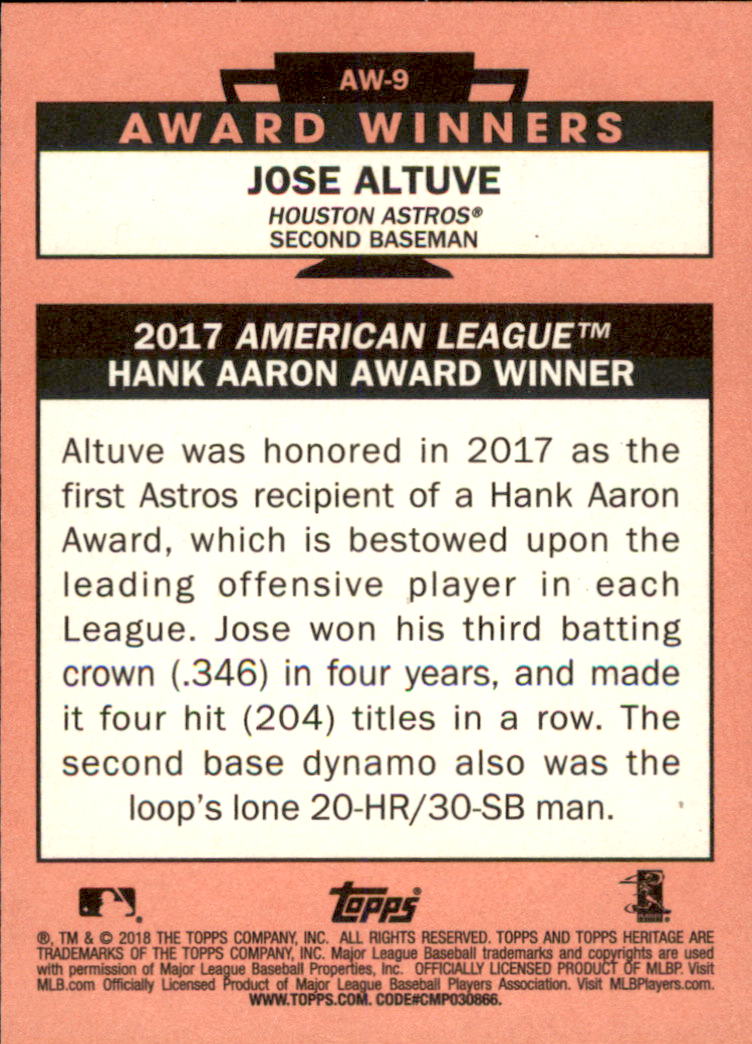 2018 Topps Heritage Baseball Card Pick (Inserts)