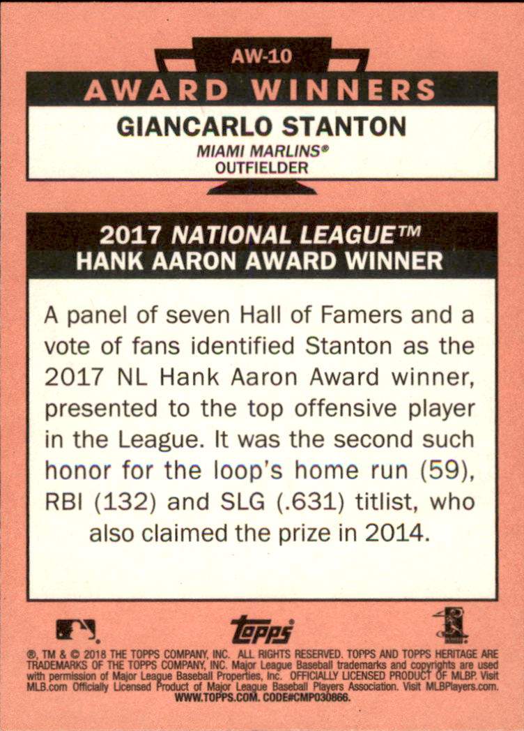 2018 Topps Heritage Baseball Card Pick (Inserts)