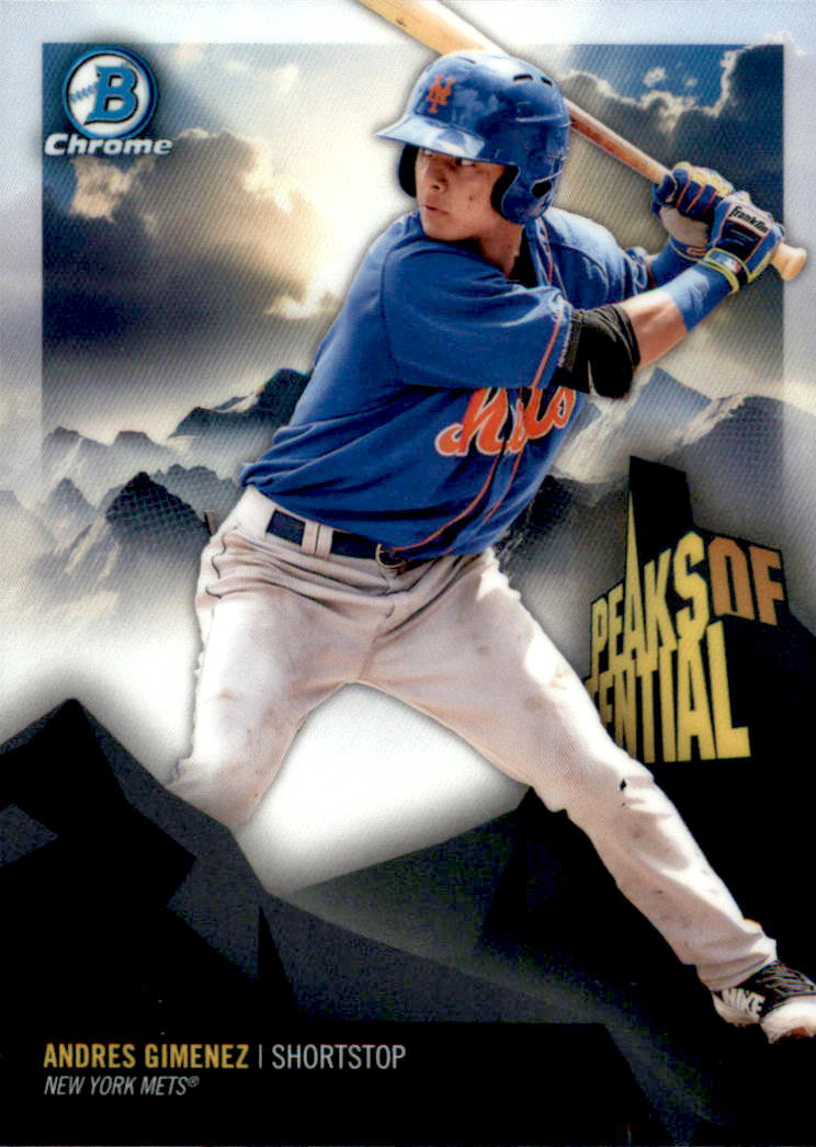 2018 Bowman Chrome Peaks of Potential Refractors #PPAG Andres Gimenez