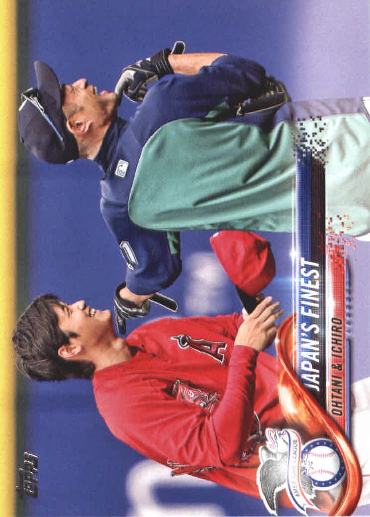 Shohei Ohtani / Ichiro Suzuki 2018 Topps Update #US153 / Japan's Finest