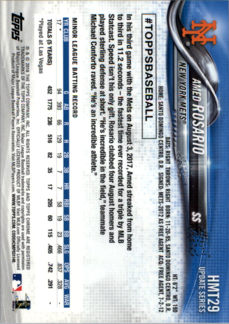 A2886- 2018 Topps Chrome Update BB 1-100 + Einsätze -du Pick- 15 + Free US - Bild 32 von 174