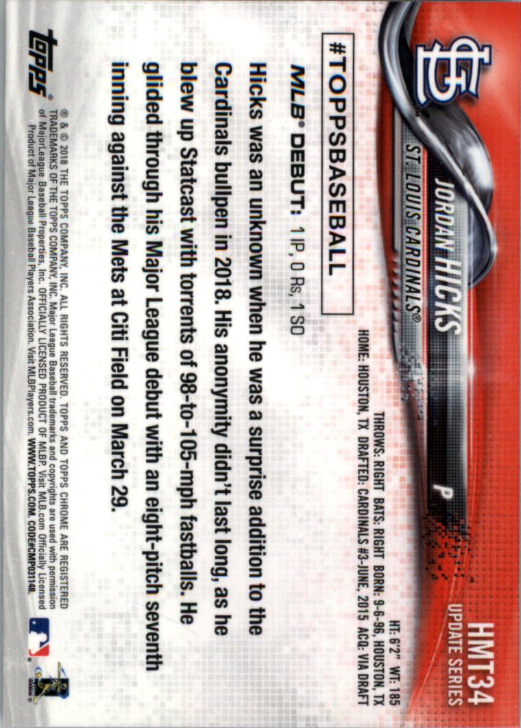 A2886- 2018 Topps Chrome Update BB 1-100 + Einsätze -du Pick- 15 + Free US - Bild 38 von 174