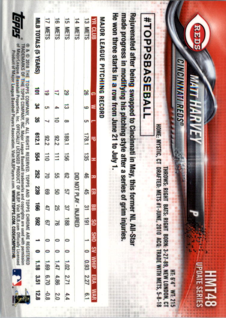 A2886- 2018 Topps Chrome Update BB 1-100 + Einsätze -du Pick- 15 + Free US - Bild 58 von 174