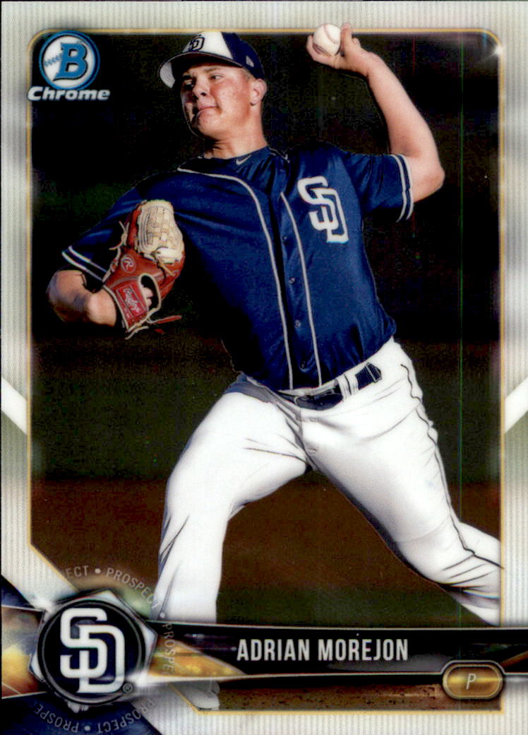 2018 Bowman Chrome Draft #BDC18 Adrian Morejon