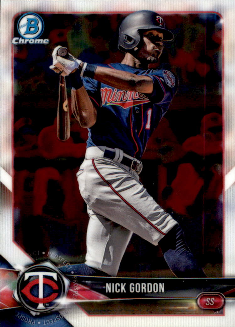 2018 Bowman Chrome Draft #BDC74 Nick Gordon