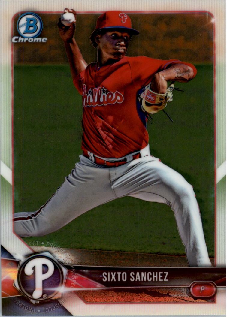 2018 Bowman Chrome Draft #BDC75 Sixto Sanchez