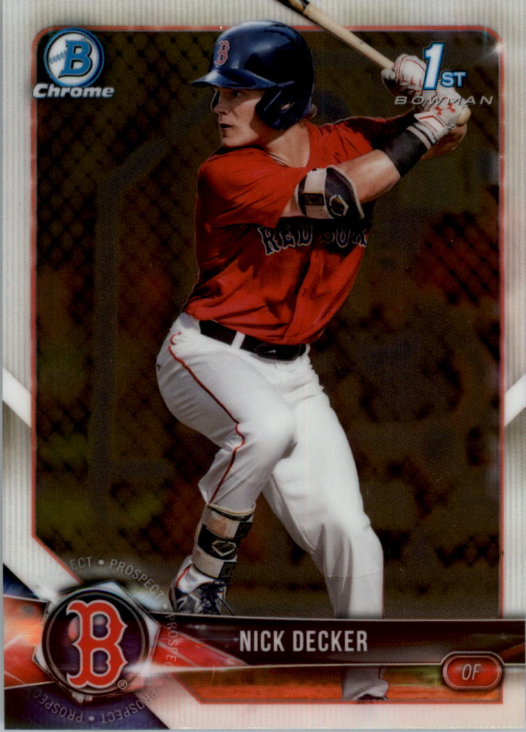 2018 Bowman Chrome Draft #BDC124 Nick Decker