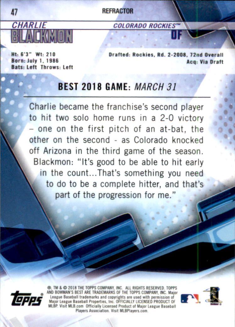 B2284- 2018 Bowman's Best BB Card #s 1-70 +Inserts -You Pick- 15+ FREE US SHIP - Picture 78 of 123