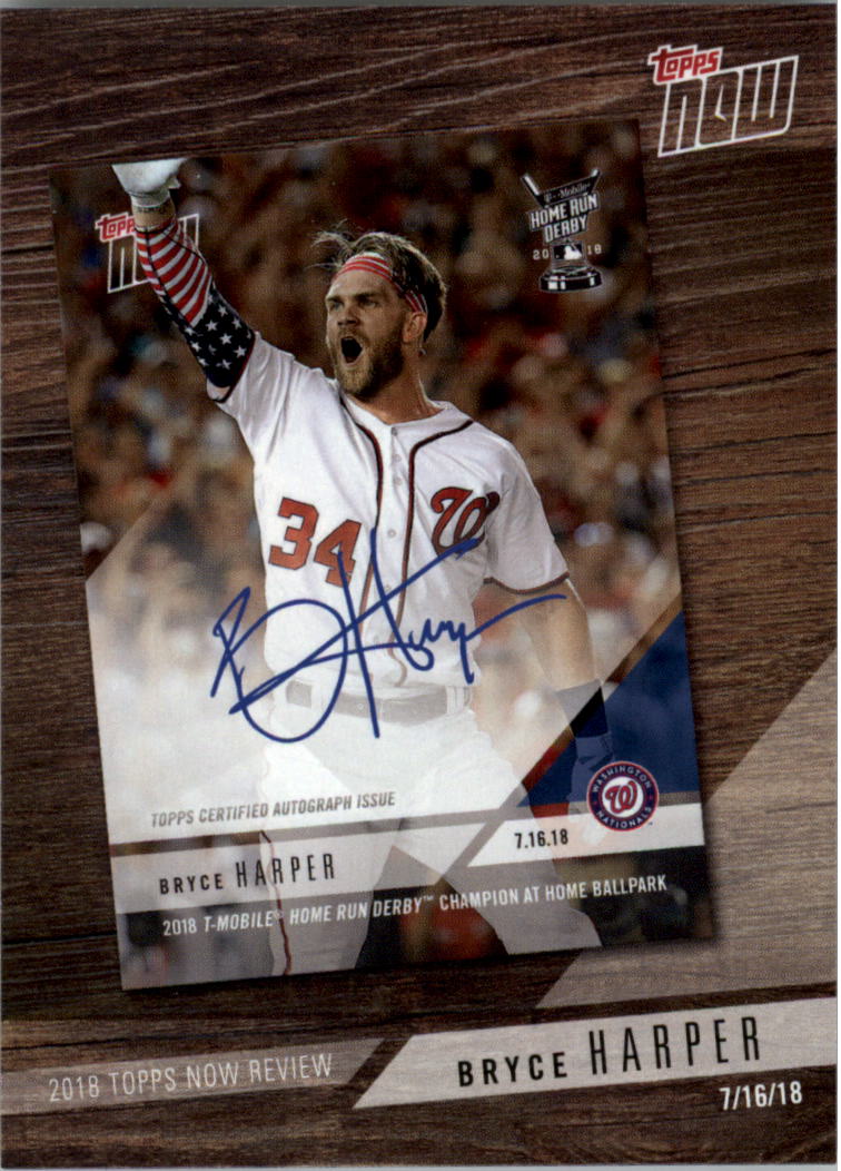 2019 Topps '18 Topps Now Review #TN6 Bryce Harper - NM-MT - Brent's Sports  Cards & Memorabilia | Beckett Marketplace