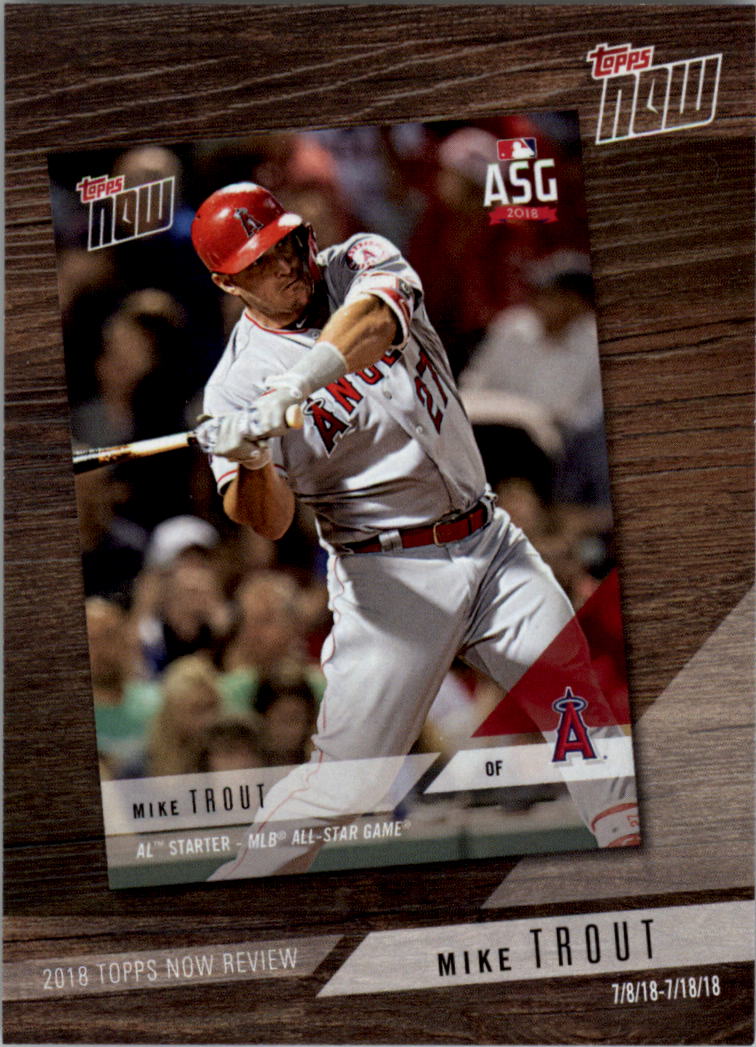 2019 Topps '18 Topps Now Review #TN8 Mike Trout - NM-MT - Brent's Sports  Cards & Memorabilia | Beckett Marketplace