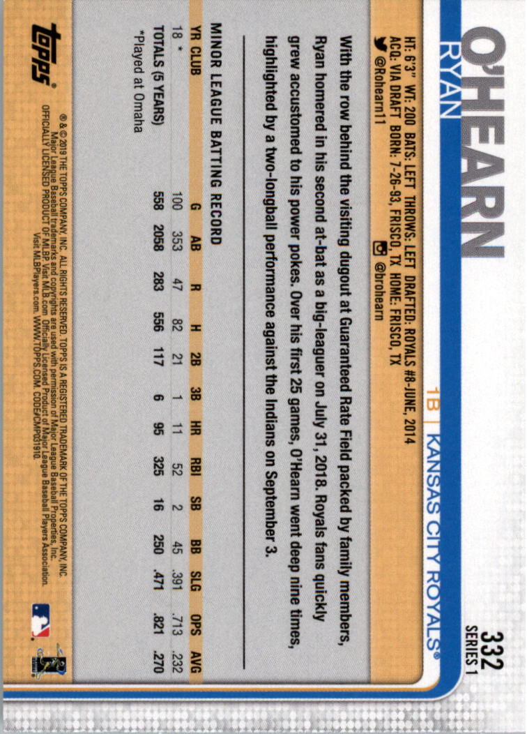 A3931- 2019 Topps Baseball Assorted Insert Cards3 -You Pick- 15+ FREE US SHIP - Picture 409 of 443