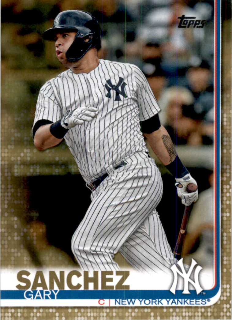 2019 Topps Baseball Gold Parallel Singles xxxx/2019 – You Choose