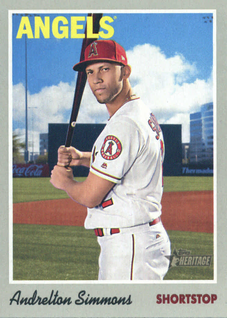 2019 Topps Heritage #29 Andrelton Simmons