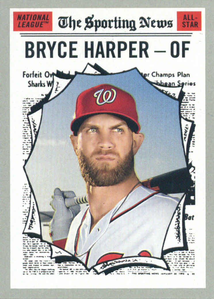 2019 Topps Heritage #367 Bryce Harper AS