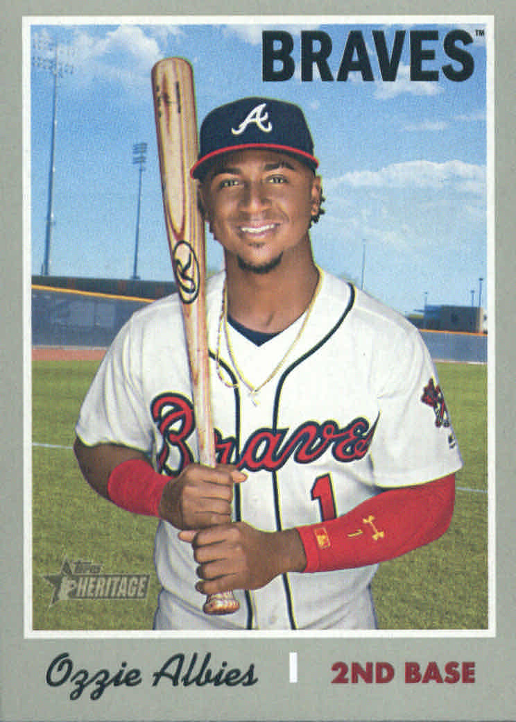2019 Topps Heritage #436 Ozzie Albies SP