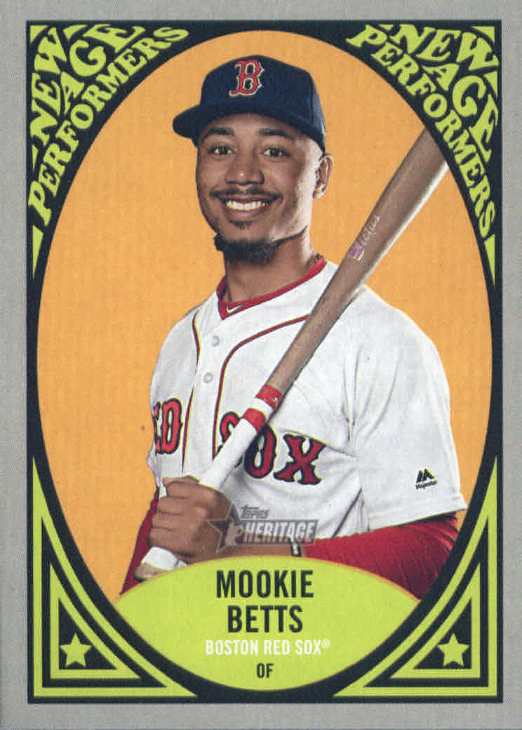 2019 Topps Heritage New Age Performers #NAP2 Mookie Betts