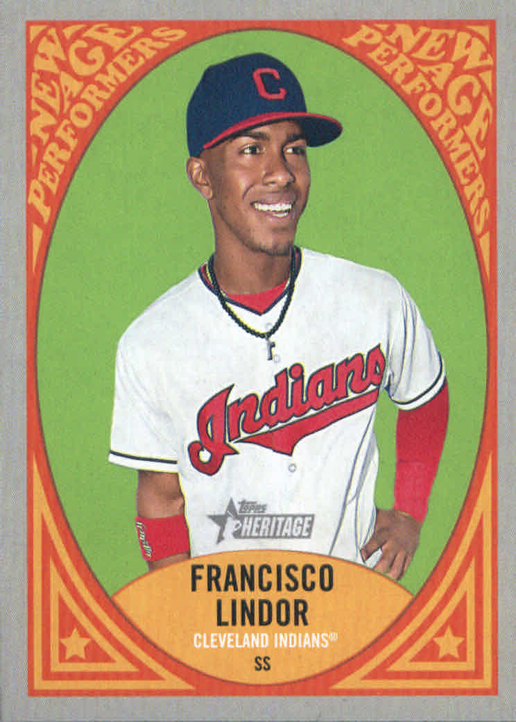 2019 Topps Heritage New Age Performers #NAP7 Francisco Lindor