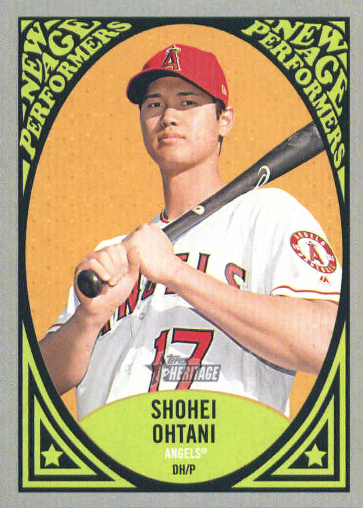 2019 Topps Heritage New Age Performers #NAP14 Shohei Ohtani