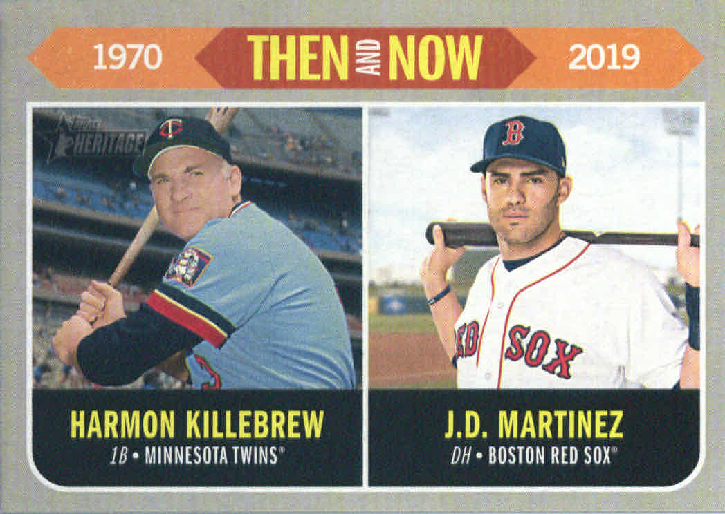 2019 Topps Heritage Then and Now #TN7 Harmon Killebrew/J.D. Martinez
