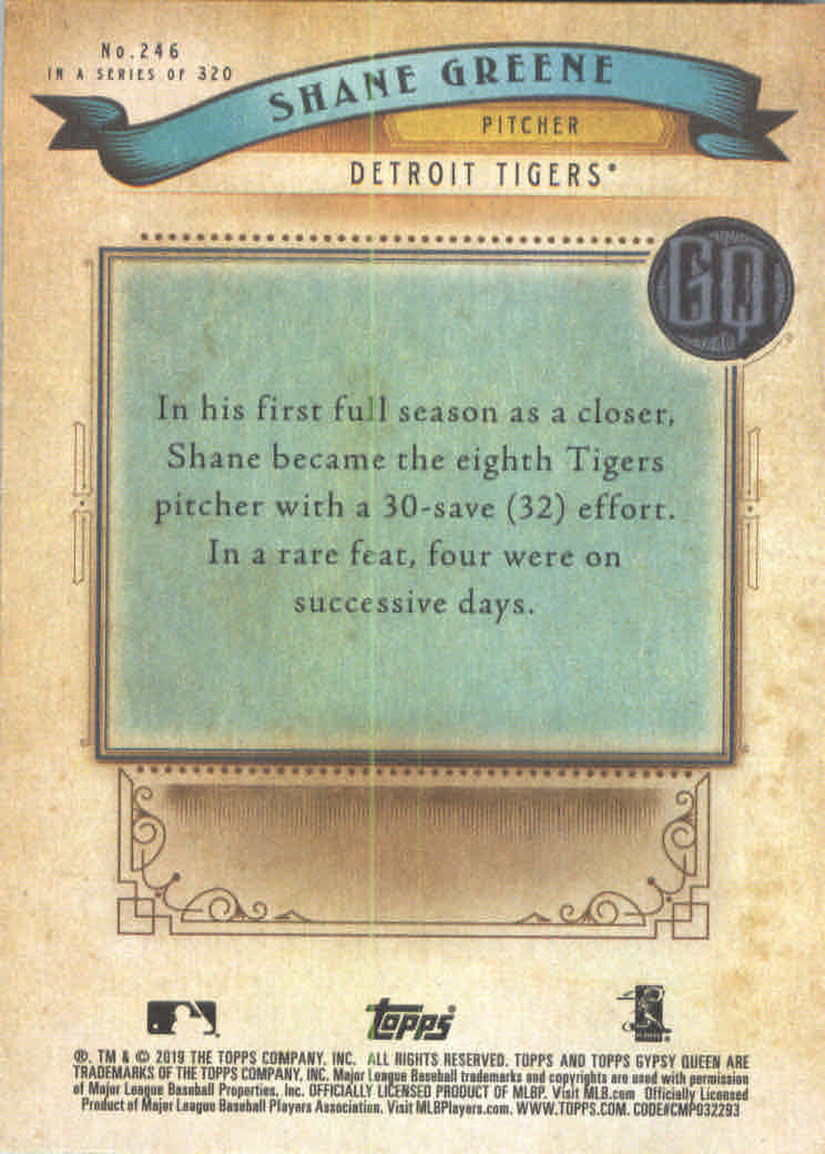 A3241- 2019 Topps Gypsy Queen BB #s 1-250 +Rookies -You Pick- 15+ FREE US SHIP - Picture 454 of 462