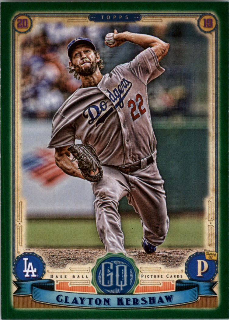 2019 Topps Gypsy Queen Green #171 Clayton Kershaw
