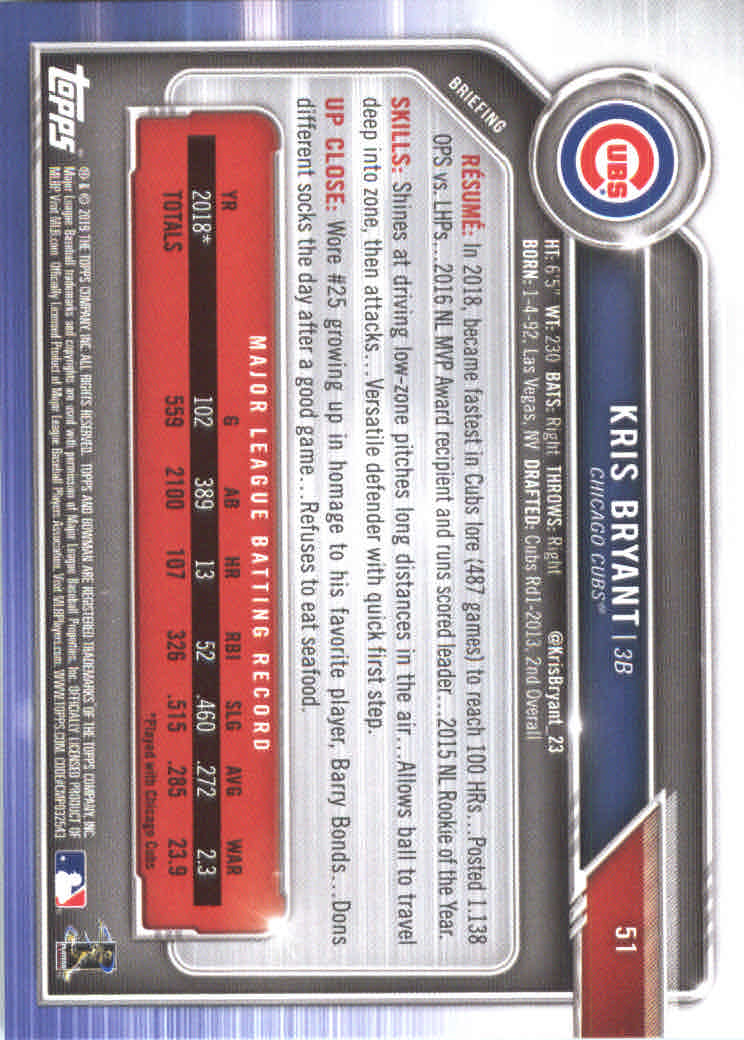 B0657- 2019 Bowman Baseball Card #s 1-100 +Inserts -You Pick- 15+ FREE US SHIP - Picture 99 of 339