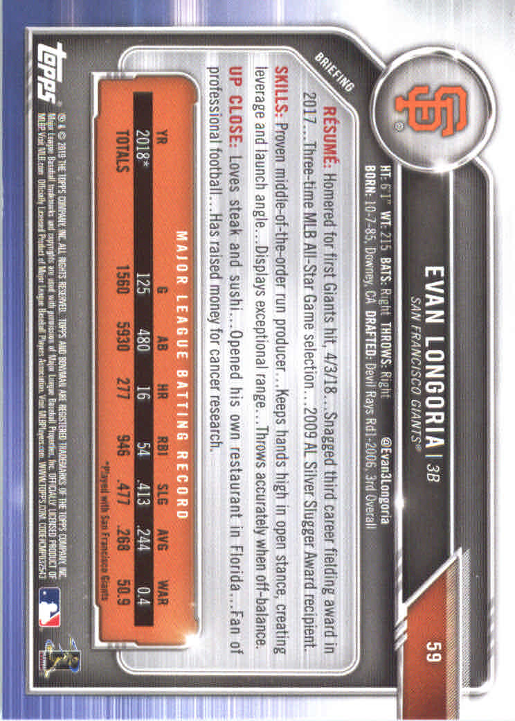 B0657- 2019 Bowman Baseball Card #s 1-100 +Inserts -You Pick- 15+ FREE US SHIP - Picture 115 of 339
