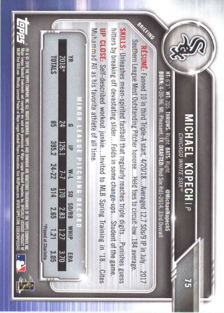 B0657- 2019 Bowman Baseball Card #s 1-100 +Inserts -You Pick- 15+ FREE US SHIP - Picture 147 of 339