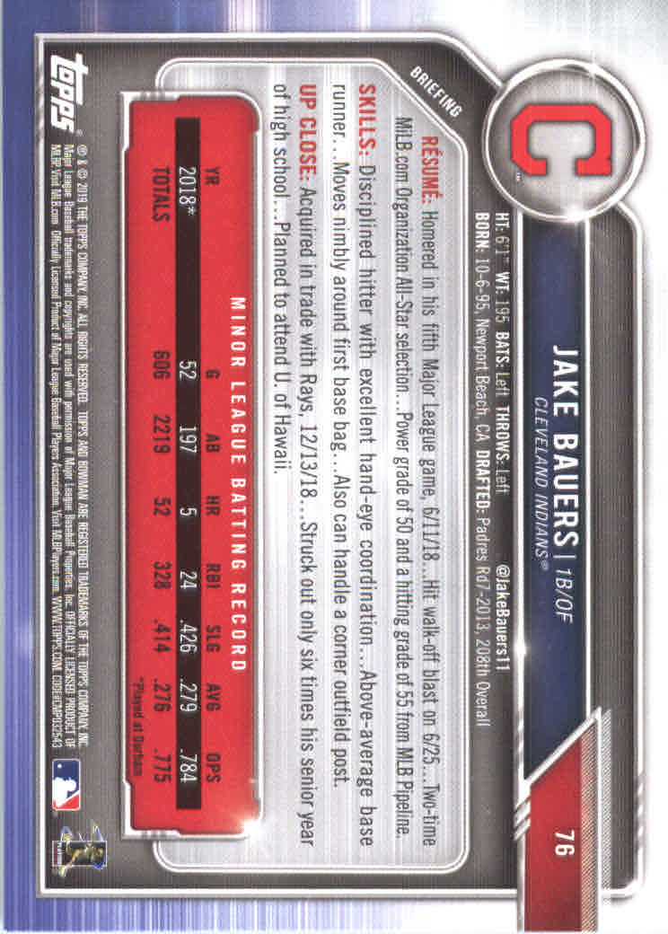 B0657- 2019 Bowman Baseball Card #s 1-100 +Inserts -You Pick- 15+ FREE US SHIP - Picture 149 of 339