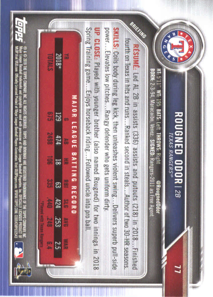 B0657- 2019 Bowman Baseball Card #s 1-100 +Inserts -You Pick- 15+ FREE US SHIP - Picture 151 of 339
