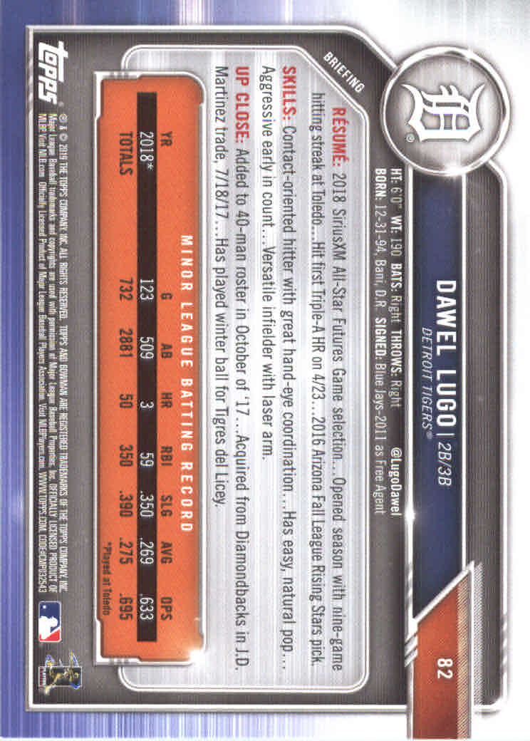 B0657- 2019 Bowman Baseball Card #s 1-100 +Inserts -You Pick- 15+ FREE US SHIP - Picture 161 of 339