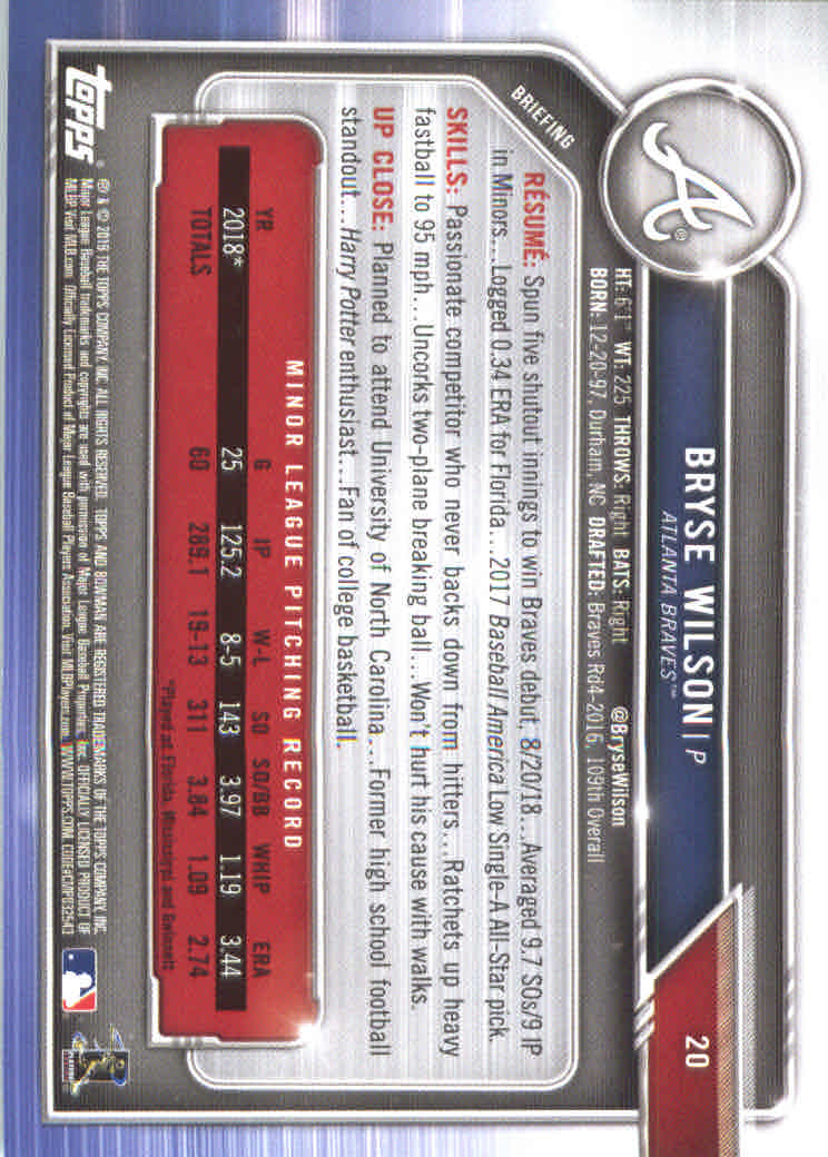 B0657- 2019 Bowman Baseball Card #s 1-100 +Inserts -You Pick- 15+ FREE US SHIP - Picture 37 of 339