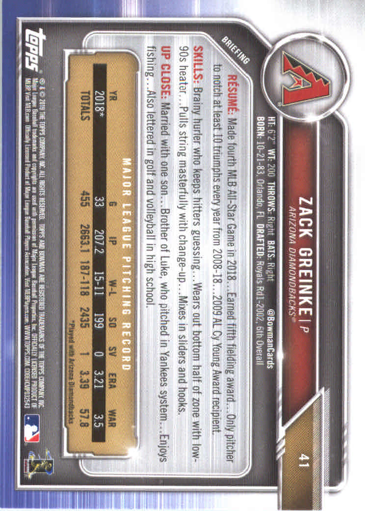B0657- 2019 Bowman Baseball Card #s 1-100 +Inserts -You Pick- 15+ FREE US SHIP - Picture 79 of 339