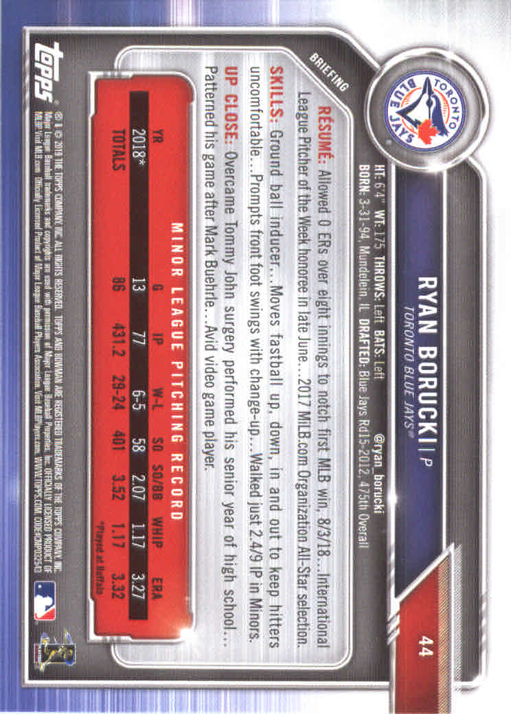 B0657- 2019 Bowman Baseball Card #s 1-100 +Inserts -You Pick- 15+ FREE US SHIP - Picture 85 of 339