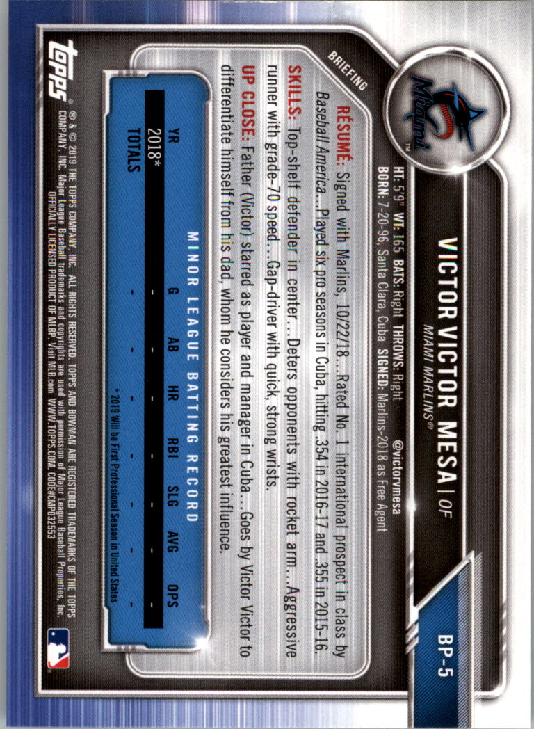 B0657- 2019 Bowman Baseball Card #s 1-100 +Inserts -You Pick- 15+ FREE US SHIP - Picture 199 of 339