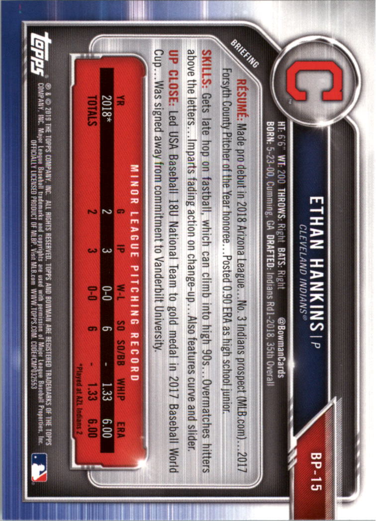 B0657- 2019 Bowman Baseball Card #s 1-100 +Inserts -You Pick- 15+ FREE US SHIP - Picture 213 of 339