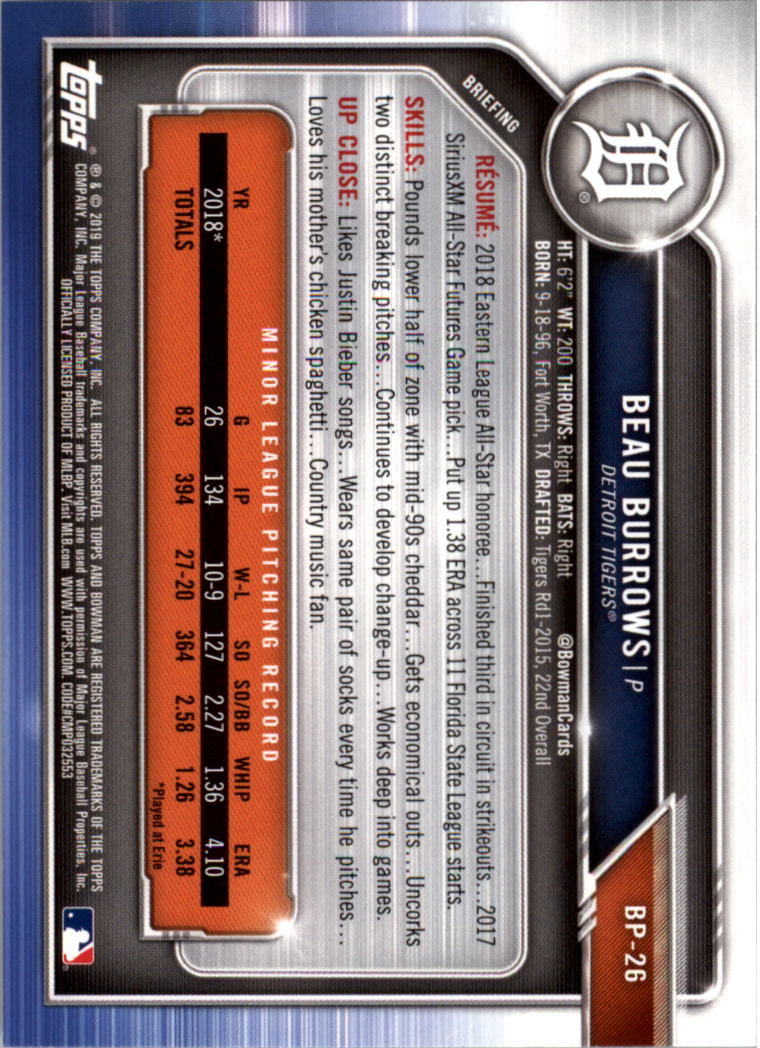 B0657- 2019 Bowman Baseball Card #s 1-100 +Inserts -You Pick- 15+ FREE US SHIP - Picture 225 of 339