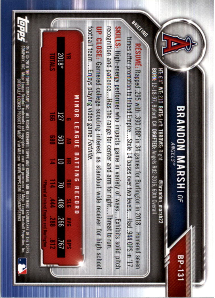 B0657- 2019 Bowman Baseball Card #s 1-100 +Inserts -You Pick- 15+ FREE US SHIP - Picture 317 of 339