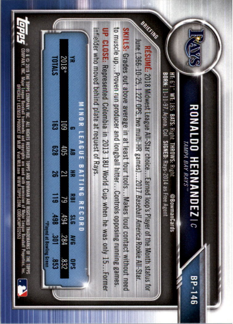 B0657- 2019 Bowman Baseball Card #s 1-100 +Inserts -You Pick- 15+ FREE US SHIP - Picture 333 of 339