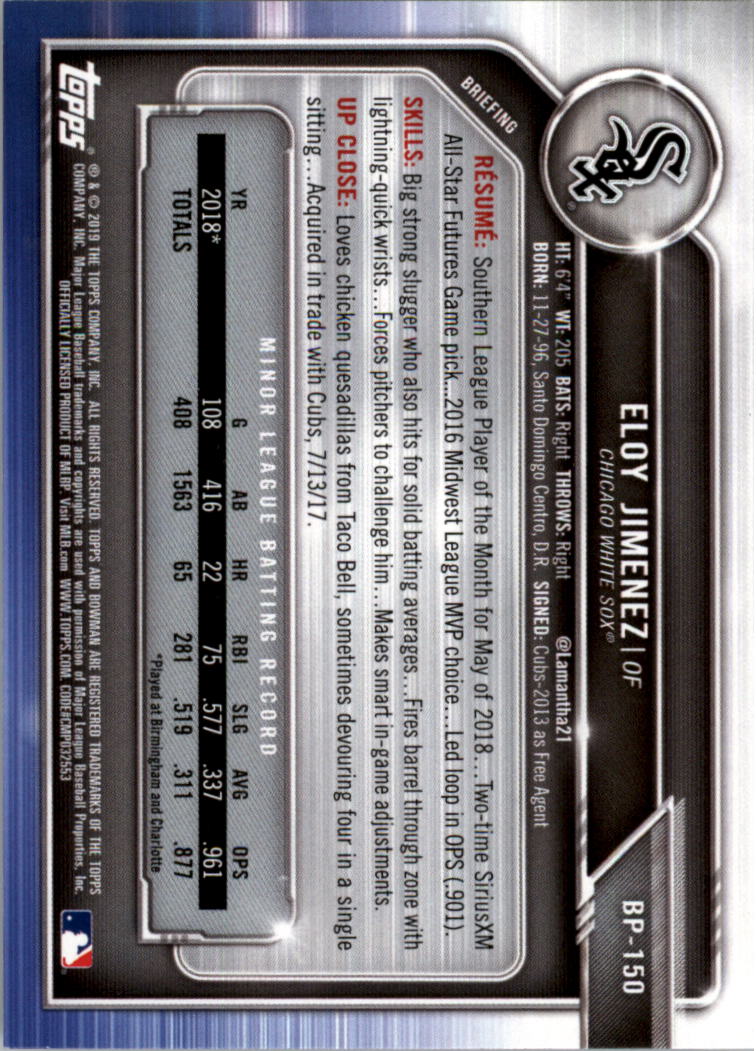 B0657- 2019 Bowman Baseball Card #s 1-100 +Inserts -You Pick- 15+ FREE US SHIP - Picture 339 of 339