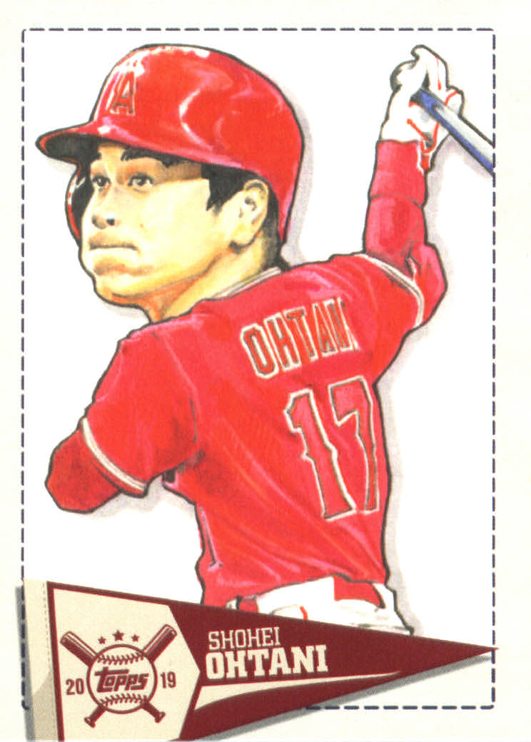 2019 Topps Big League Star Caricature Reproductions #SCRSO Shohei ...