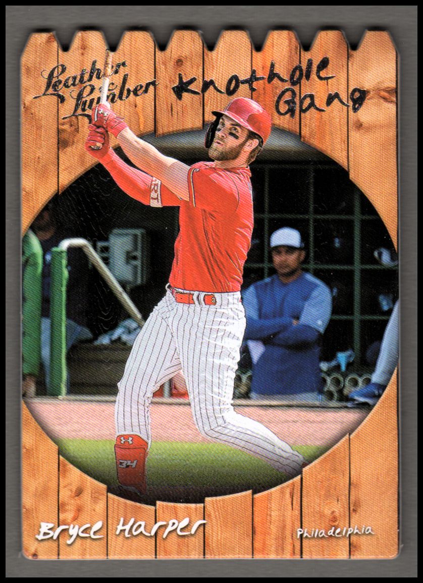 2019 Panini Leather and Lumber Knothole Gang #8 Bryce Harper