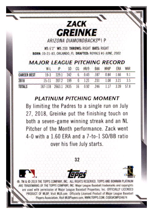 B1062- 2019 Bowman Platinum BB Cards 1-100 +Inserts -You Pick- 15+ FREE US SHIP - Picture 29 of 188
