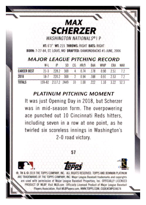 B1062- 2019 Bowman Platinum BB Cards 1-100 +Inserts -You Pick- 15+ FREE US SHIP - Picture 57 of 188