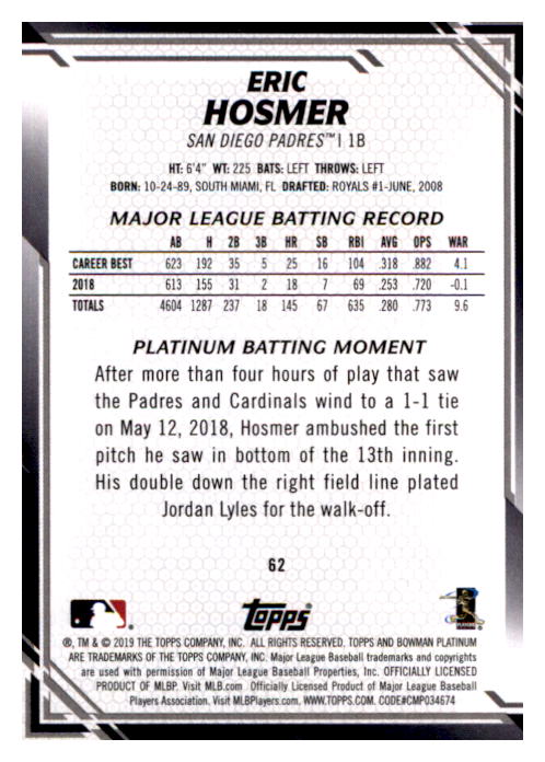 B1062- 2019 Bowman Platinum BB Cards 1-100 +Inserts -You Pick- 15+ FREE US SHIP - Picture 63 of 188