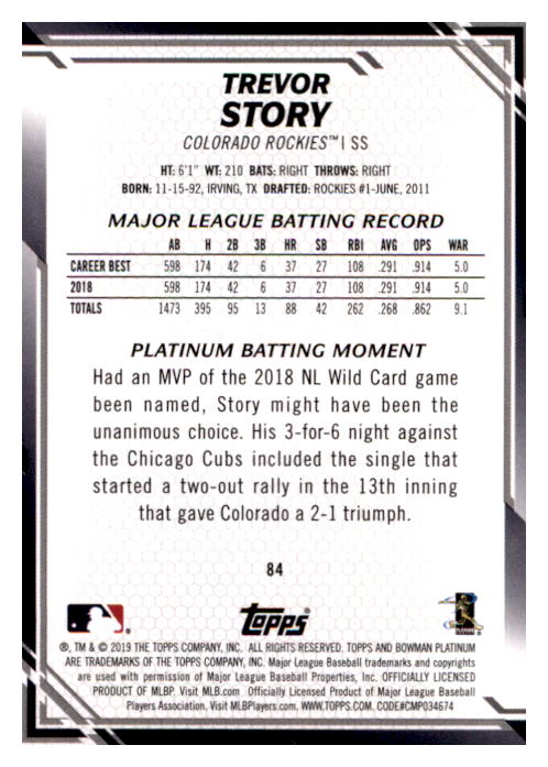 B1062- 2019 Bowman Platinum BB Cards 1-100 +Inserts -You Pick- 15+ FREE US SHIP - Picture 86 of 188
