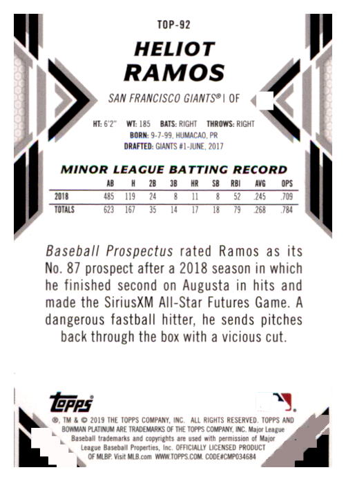 B1062- 2019 Bowman Platinum BB Cards 1-100 +Inserts -You Pick- 15+ FREE US SHIP - Picture 178 of 188