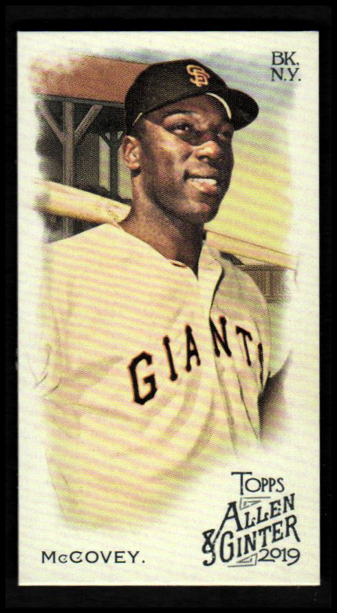 2019 Topps Allen and Ginter Mini #53 Willie McCovey